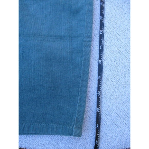 Kut From The Kloth Corduroy Pants Women's Size 12 Diana Skinny Teal Blue New - Picture 11 of 15